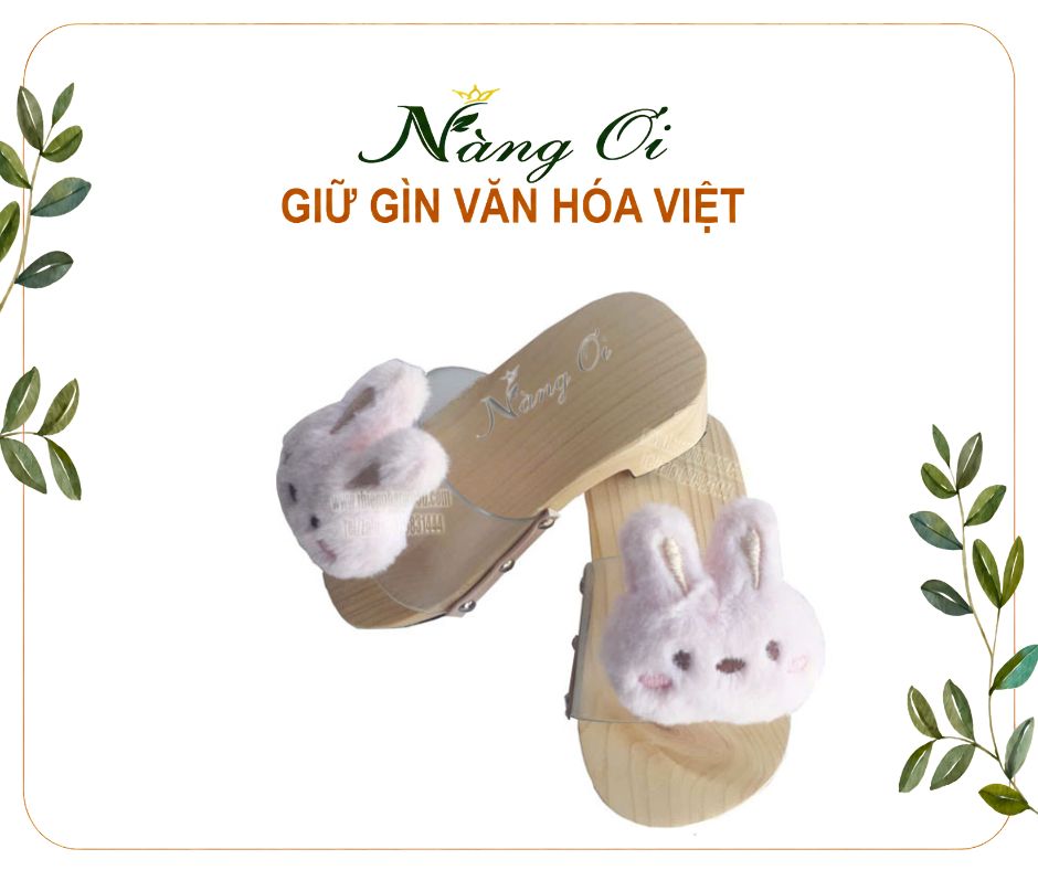 guốc gỗ trẻ em